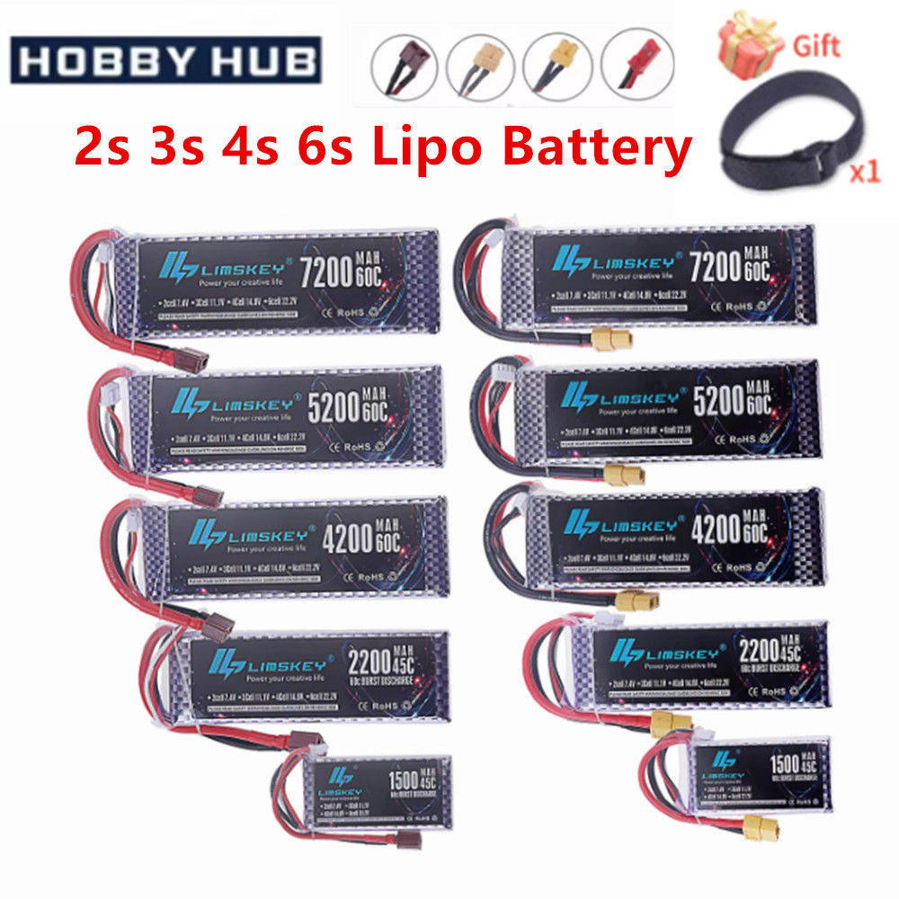 2S 3S 4S 6S Lipo Pil 7.4V 11.1 - 4S Lipo Battery 14.8V 6000Mah incelemesi ve fiyatı