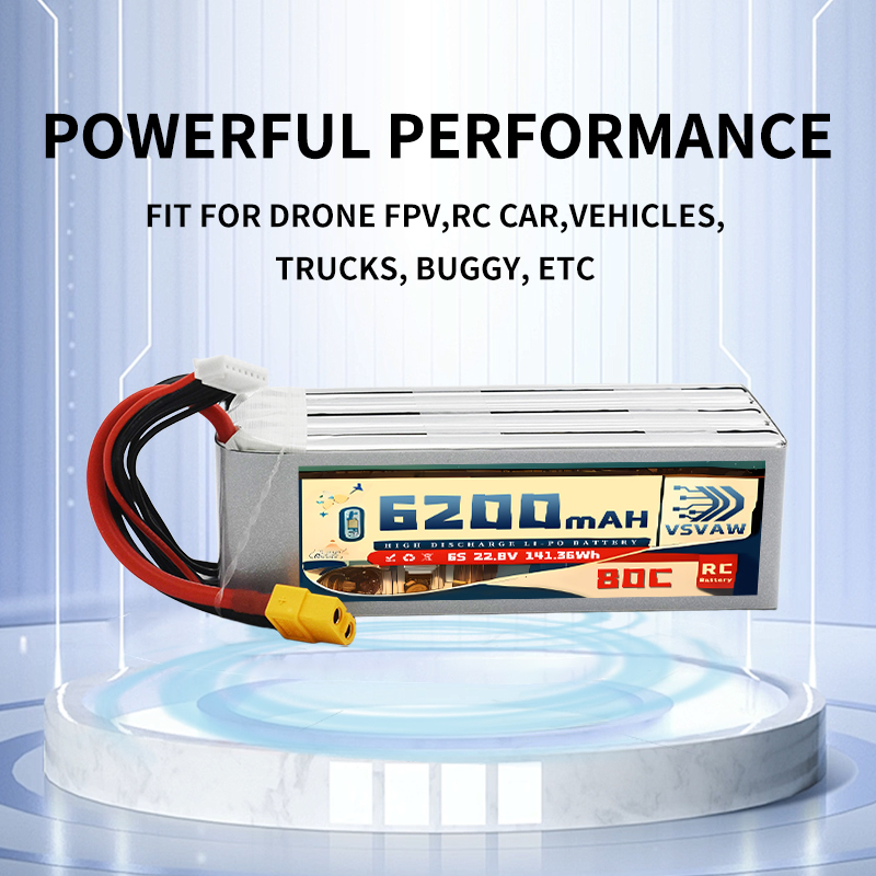 Yükseltilmiş VSVAW 6S 22.8V 80 - 6S Lipo Battery 22.2V 5000Mah incelemesi ve fiyatı