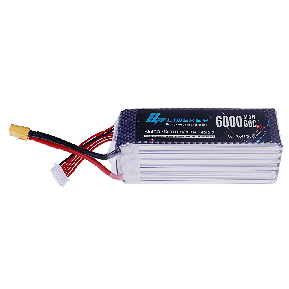 7.4V 11.1V 14.8V 22.2V 6000mAh - 4S Lipo Battery 14.8V 6000Mah incelemesi ve fiyatı