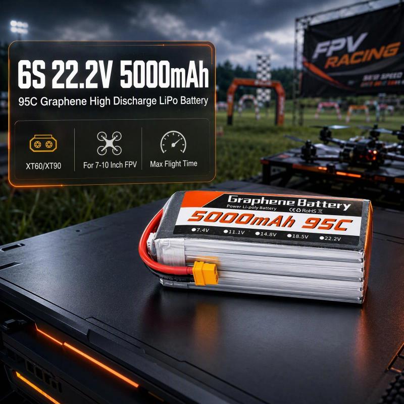 6S 22,2V 5000mAh 95C Grafen Li - 6S Lipo Battery 22.2V 5000Mah incelemesi ve fiyatı