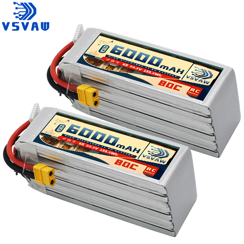 VSVAW 6S Lipo Pil 6000mAh 22.2 - 6S Lipo Battery 22.2V 5000Mah incelemesi ve fiyatı