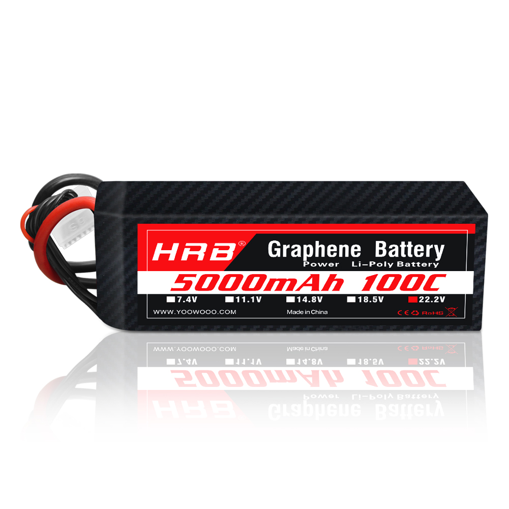 1 adet HRB 22.2V Grafen Pil 6S - 6S Lipo Battery 22.2V 5000Mah incelemesi ve fiyatı